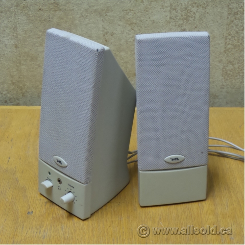 Cyber Acoustics Beige Computer Speakers Allsold Buy Sell